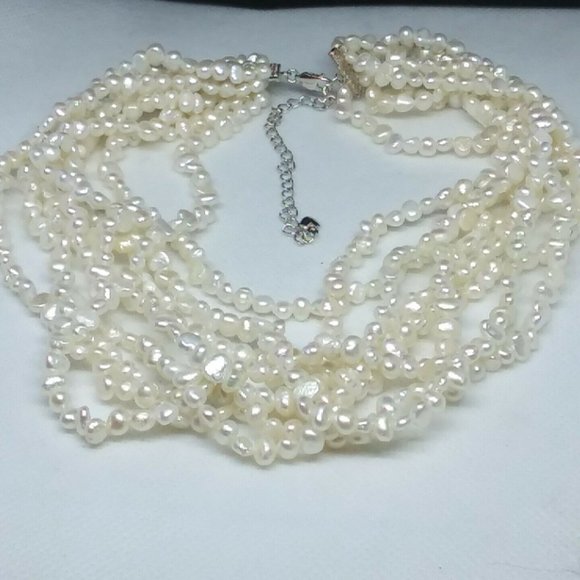 Ross-Simons Jewelry - Ross Simons Baroque Pearl Necklace Sterling Silver